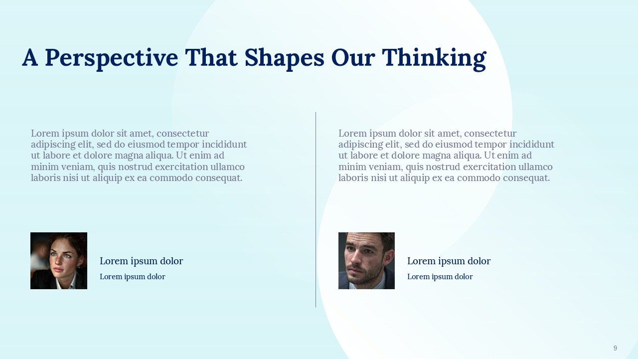Corporate Quote Presentation Template and Google Slides