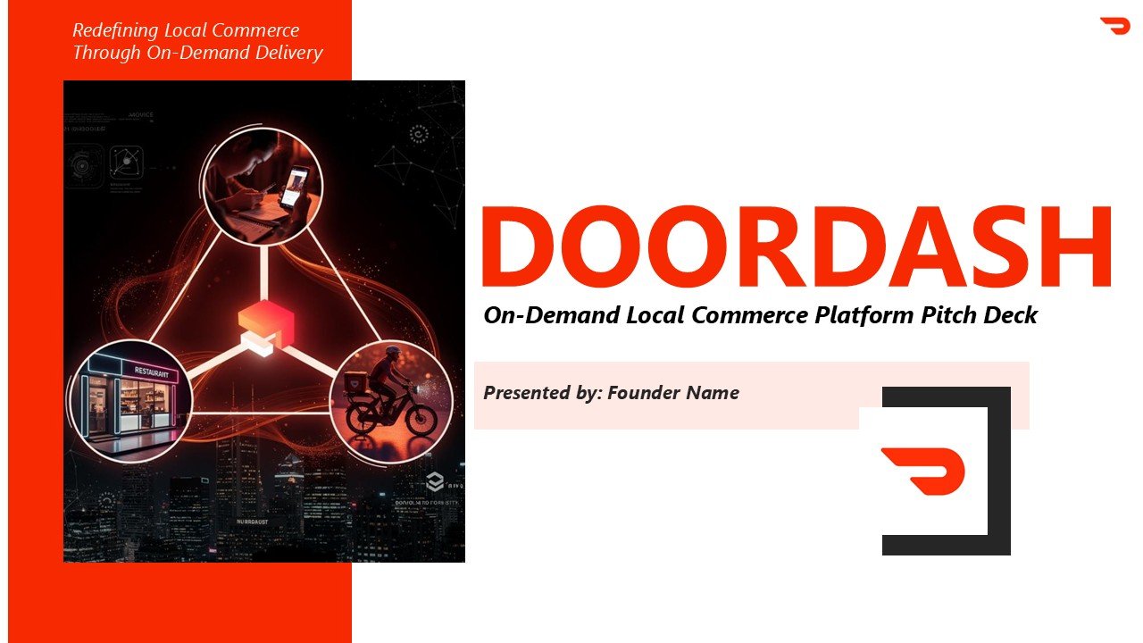 DoorDash Pitch Deck Presentation PPT and Google Slides