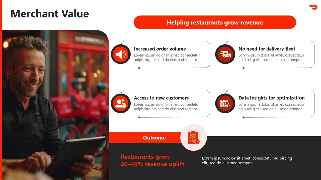 DoorDash Pitch Deck Presentation PPT and Google Slides