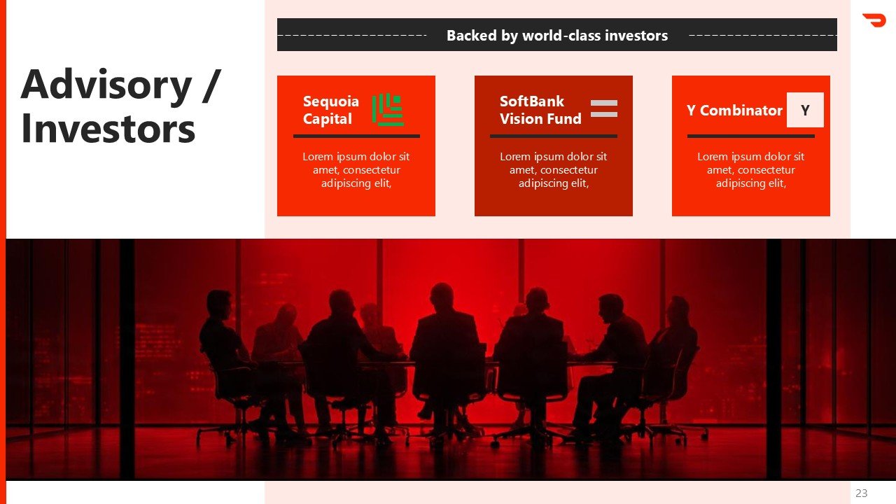 DoorDash Pitch Deck Presentation PPT and Google Slides