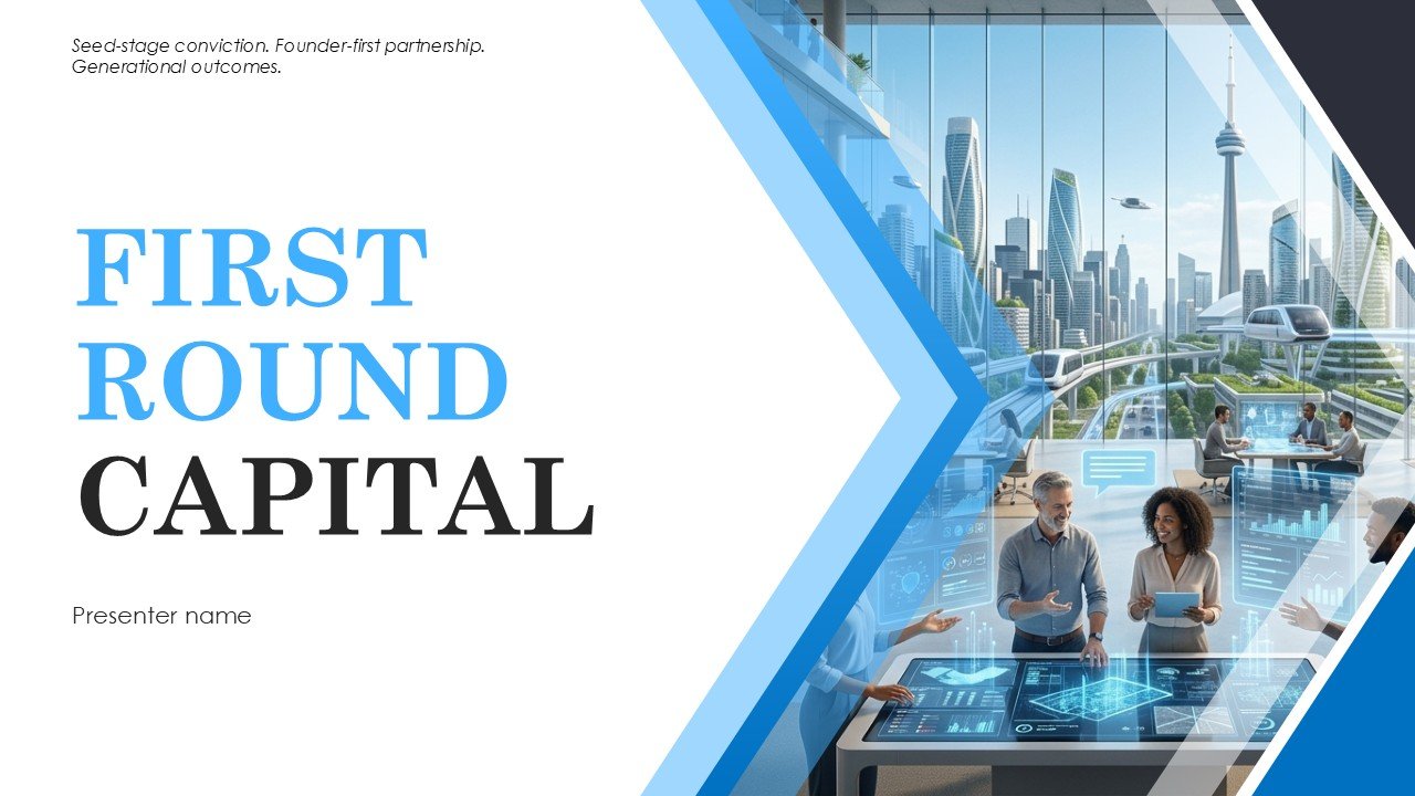 First Round Capital Pitch Deck Presentation PPT and Google Slides