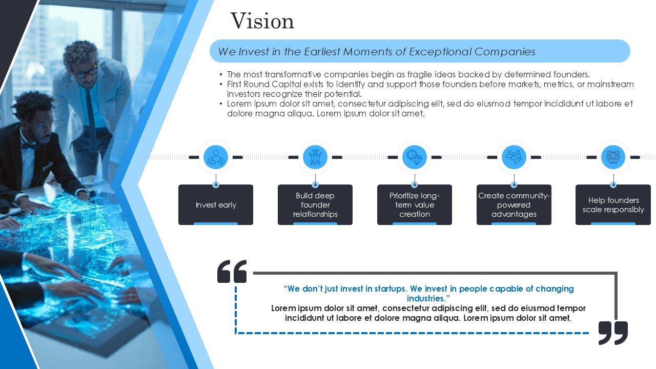 First Round Capital Pitch Deck Presentation PPT and Google Slides