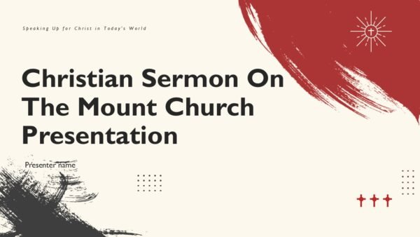 Free Christian Sermon On The Mount Church Presentation