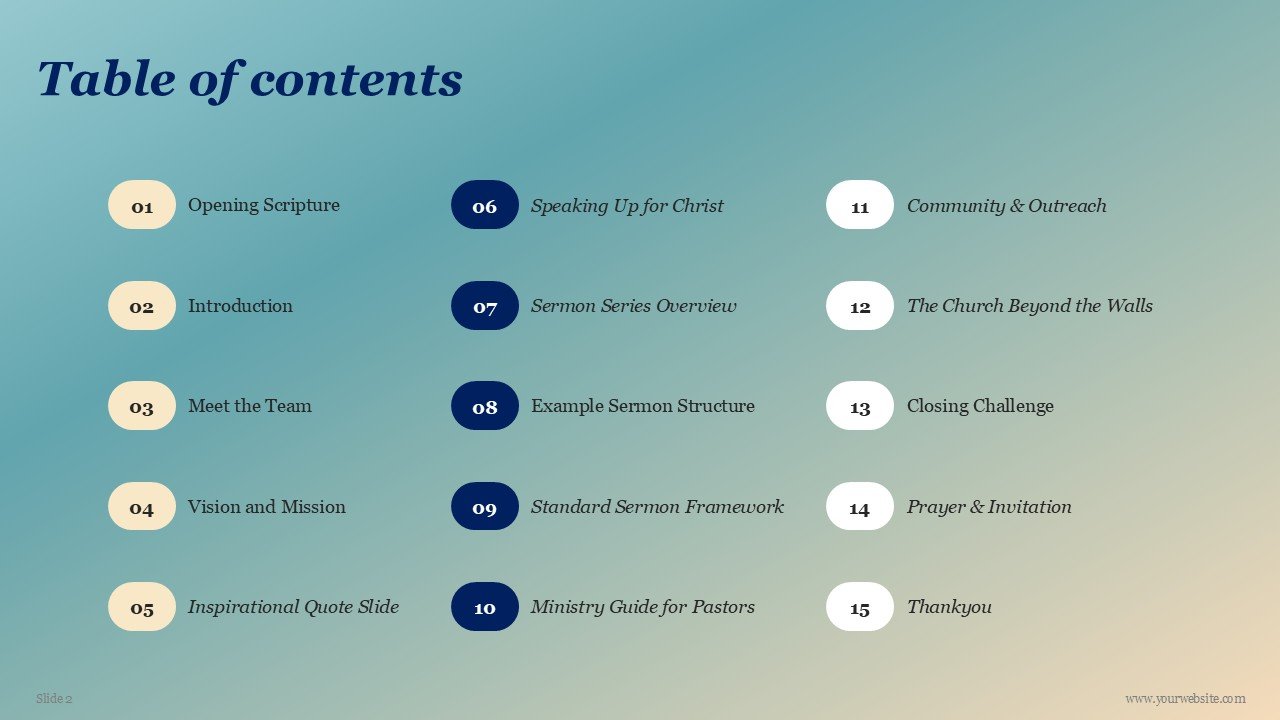 Free Church Sermons PowerPoint Presentation