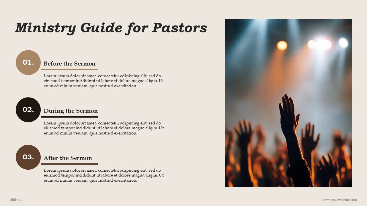 Free Easter Sunday Sermon Church Prayer PowerPoint Presentation