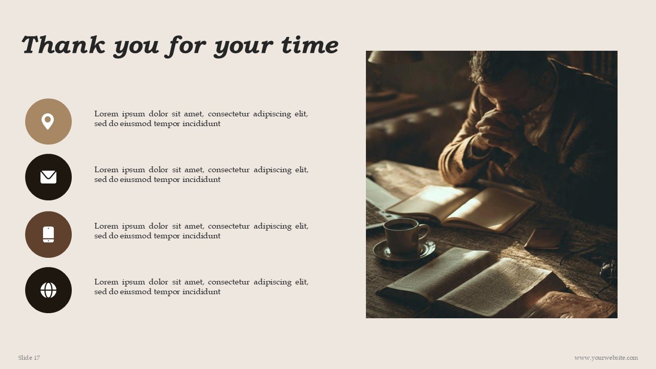 Free Easter Sunday Sermon Church Prayer PowerPoint Presentation