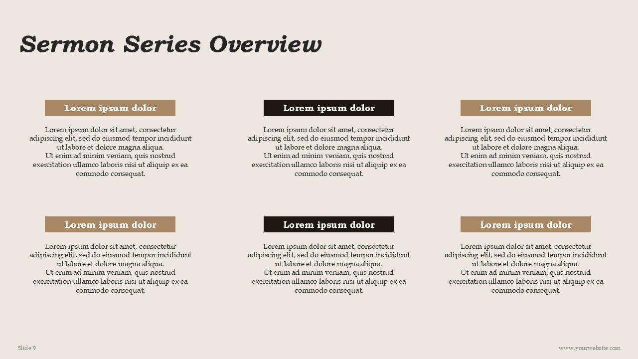 Free Easter Sunday Sermon Church Prayer PowerPoint Presentation