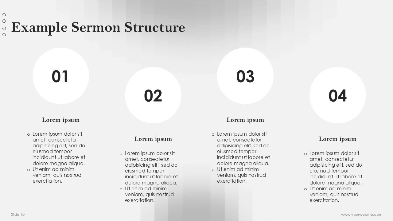 Free Powerful Church Sermon Template Presentation