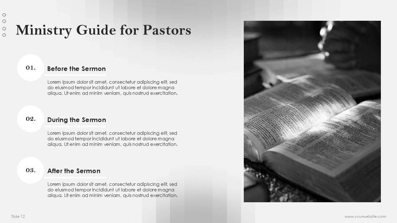 Free Powerful Church Sermon Template Presentation