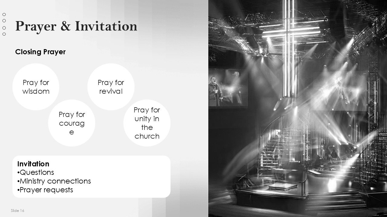 Free Powerful Church Sermon Template Presentation