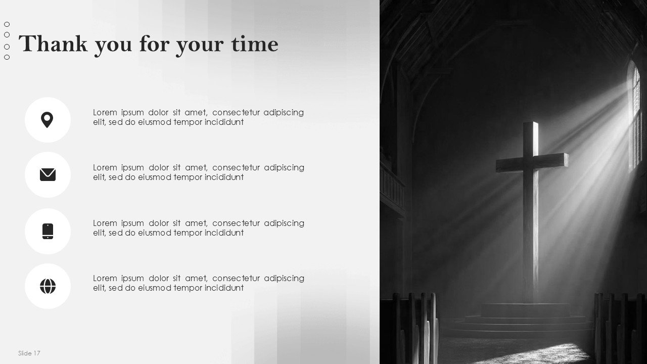 Free Powerful Church Sermon Template Presentation