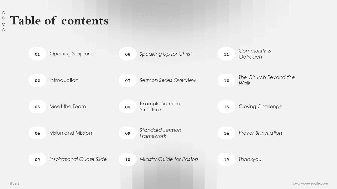 Free Powerful Church Sermon Template Presentation