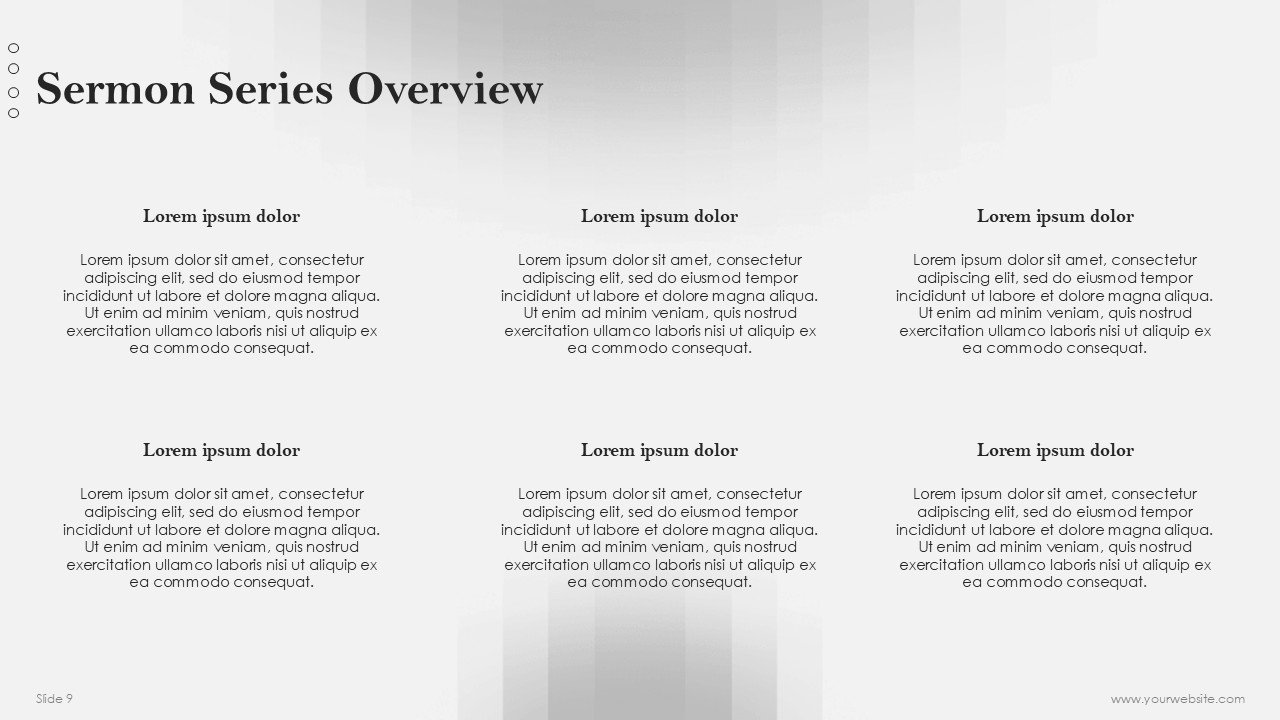 Free Powerful Church Sermon Template Presentation