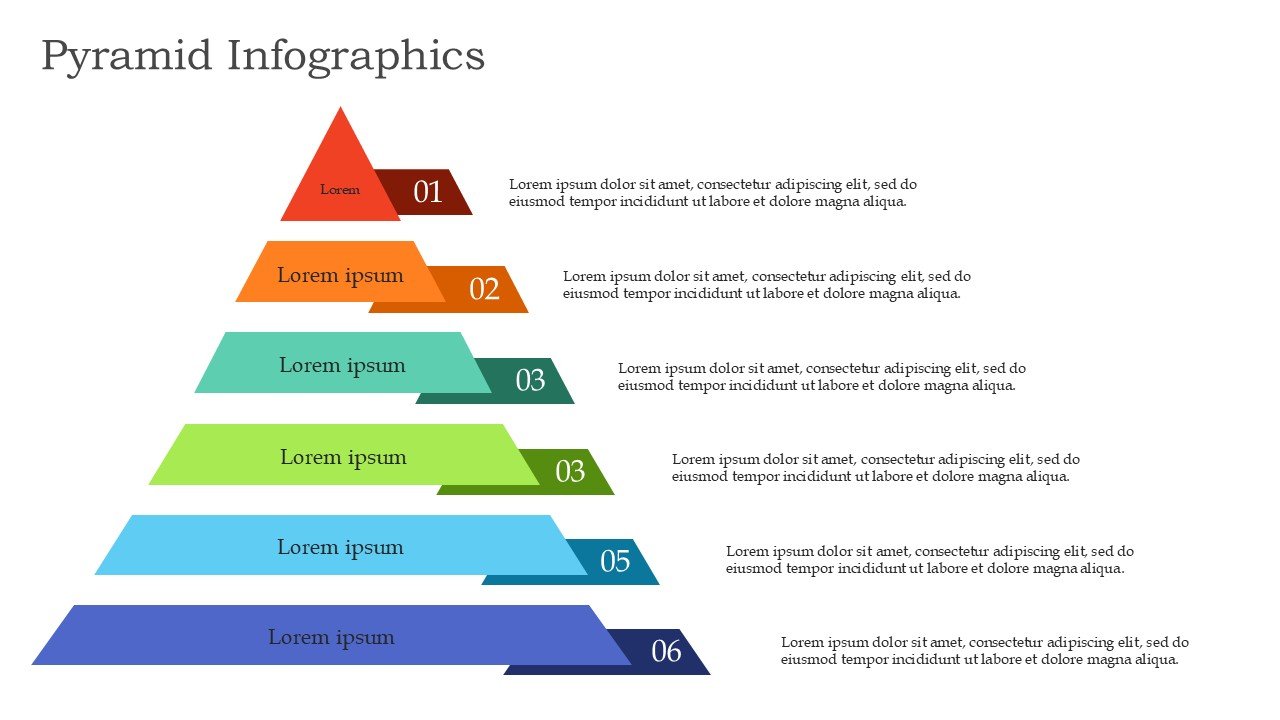Free Pyramid Infographics PPT and Google Slides
