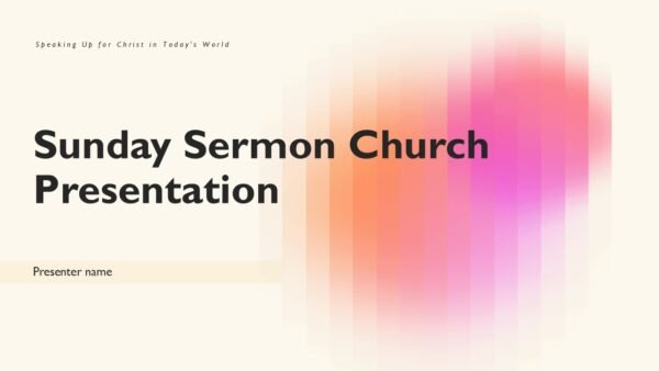 Free Sunday Sermon Church PowerPoint Presentation