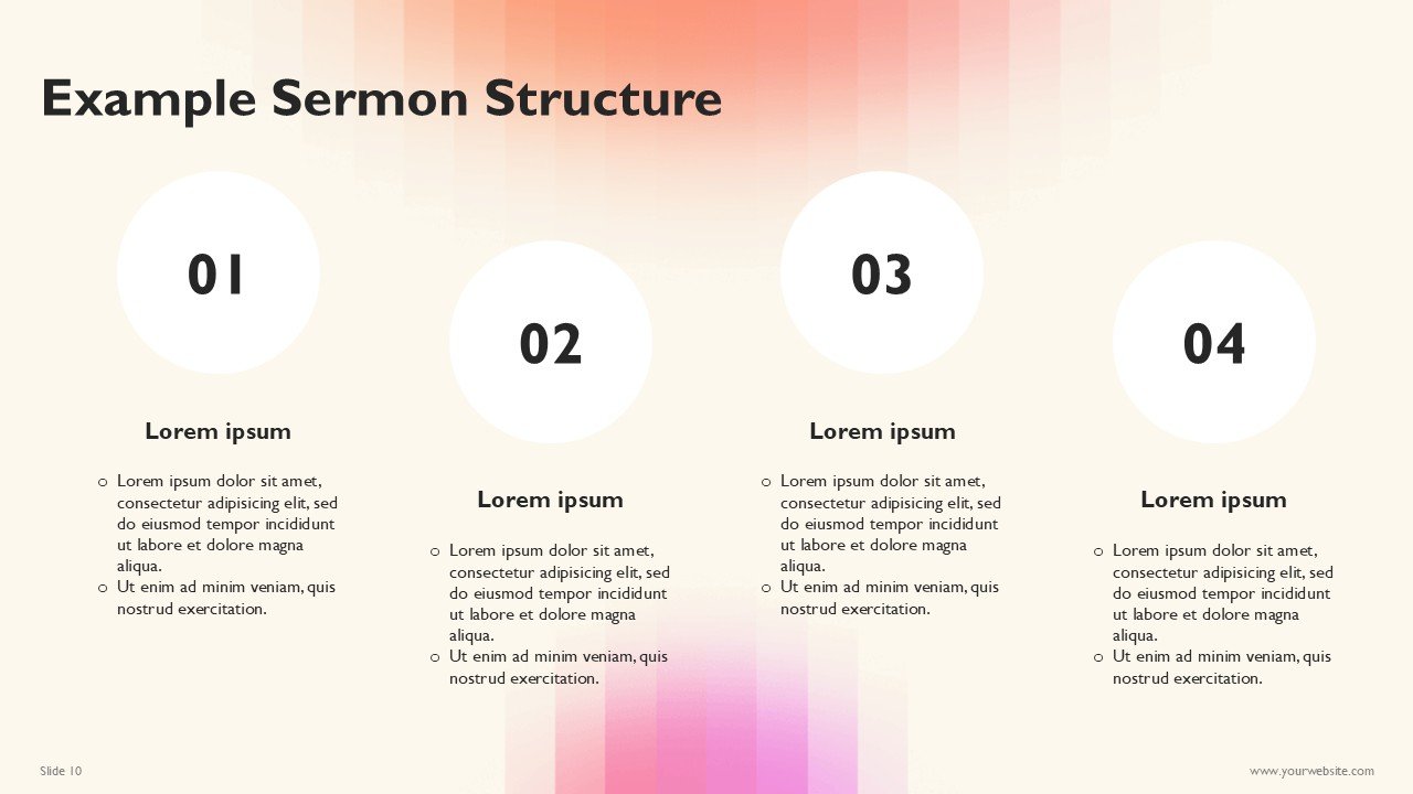 Free Sunday Sermon Church PowerPoint Presentation