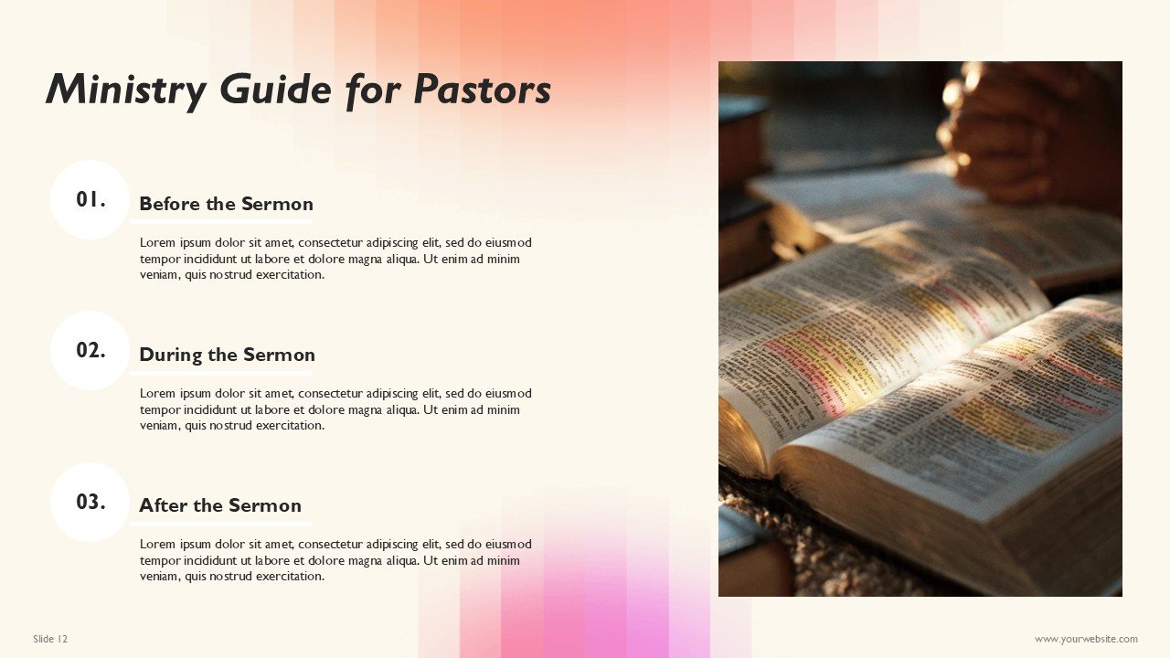 Free Sunday Sermon Church PowerPoint Presentation