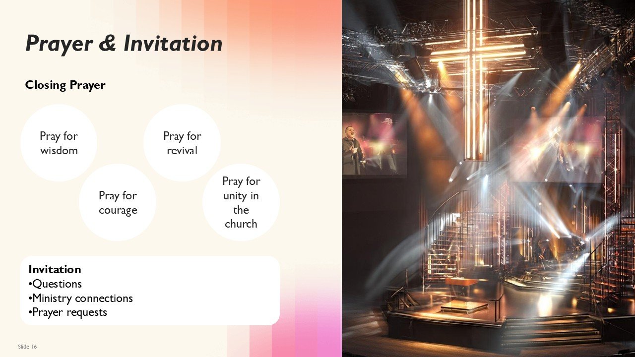 Free Sunday Sermon Church PowerPoint Presentation