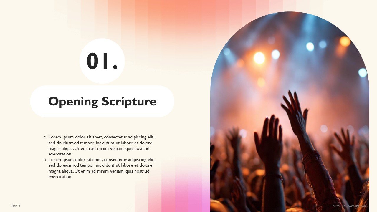 Free Sunday Sermon Church PowerPoint Presentation