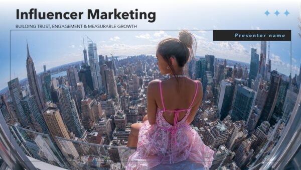 Influencer Marketing Strategy Investor Pitch PowerPoint and Google Slides