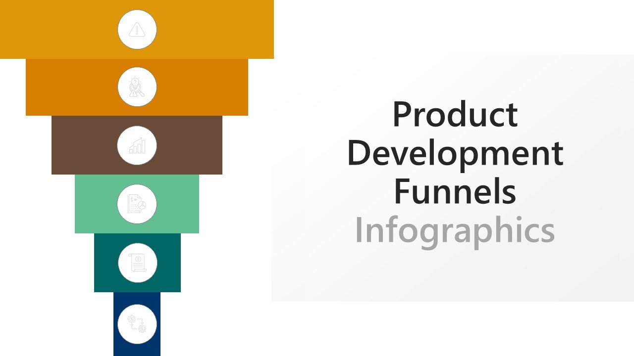 Product Development Funnels Infographics Editable Presentation Slides