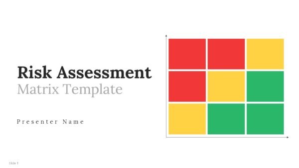 Risk Assessment Matrix Modern Quote PowerPoint Presentation and Google Slides
