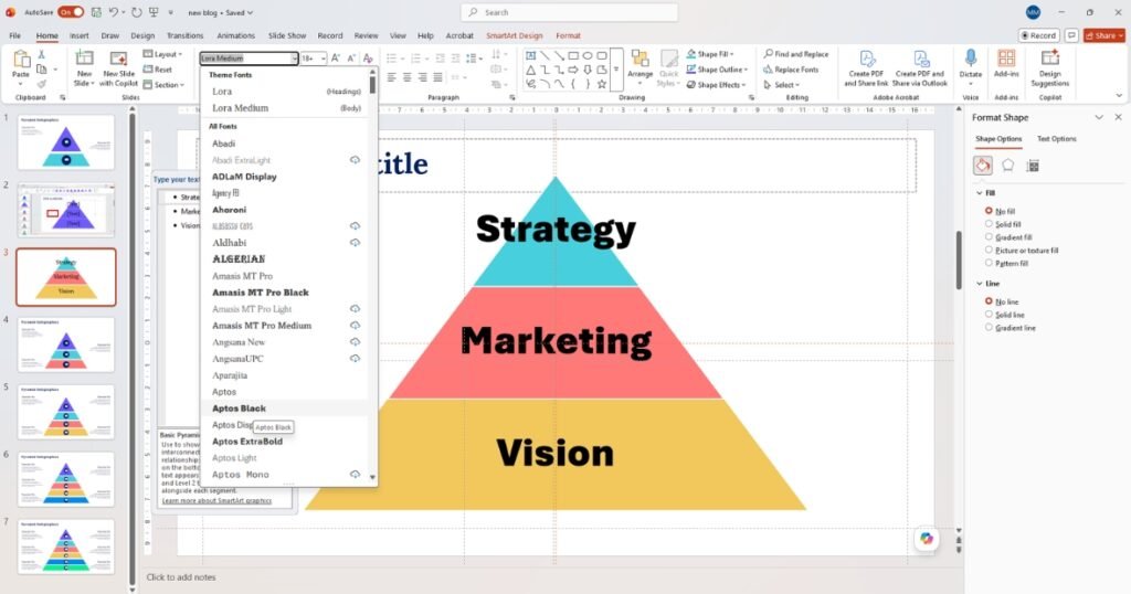 How to Make a Pyramid Chart in PowerPoint