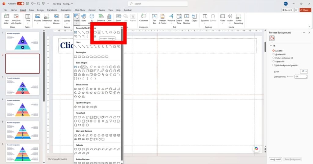 How to Make a Pyramid Chart in PowerPoint