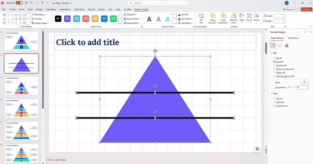 How to Make a Pyramid Chart in PowerPoint