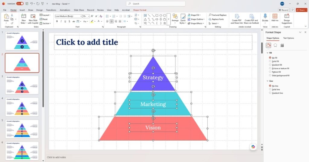 How to Make a Pyramid Chart in PowerPoint