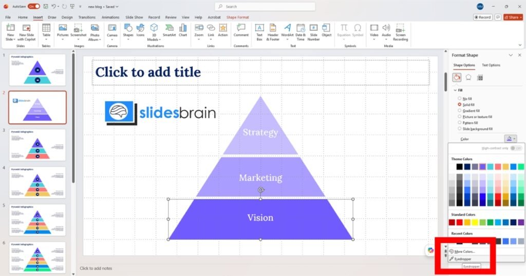 How to Make a Pyramid Chart in PowerPoint