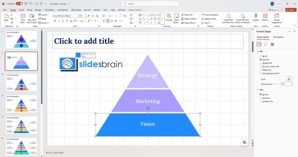 How to Make a Pyramid Chart in PowerPoint
