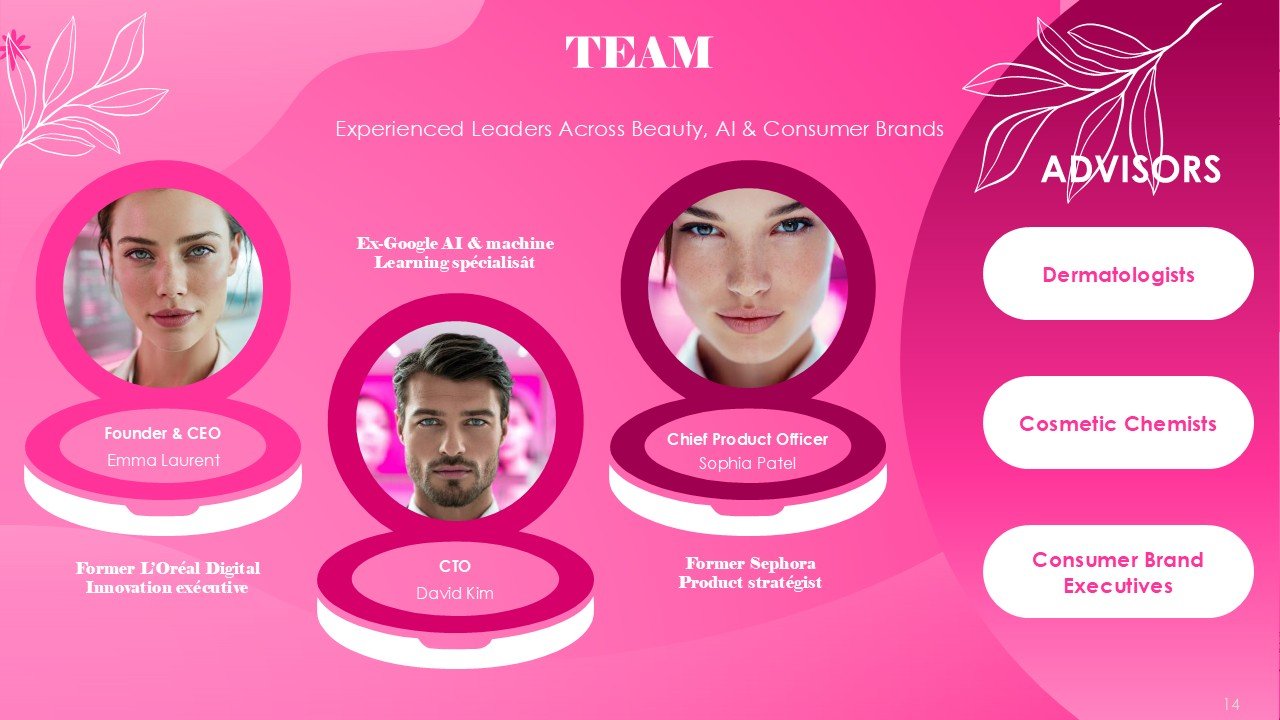 Beauty Pitch Deck PowerPoint and Google Slides