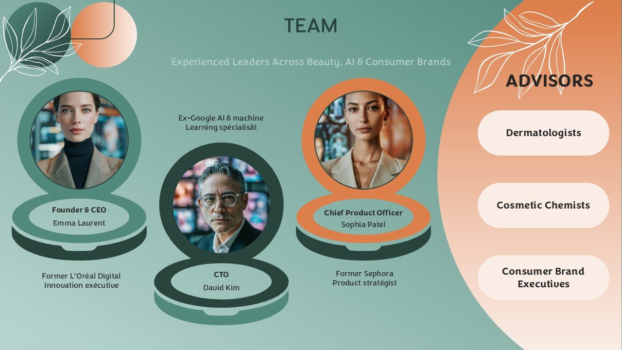 Beauty Tech Startup Presentation Template and Google Slides