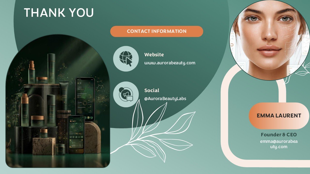 Beauty Tech Startup Presentation Template and Google Slides
