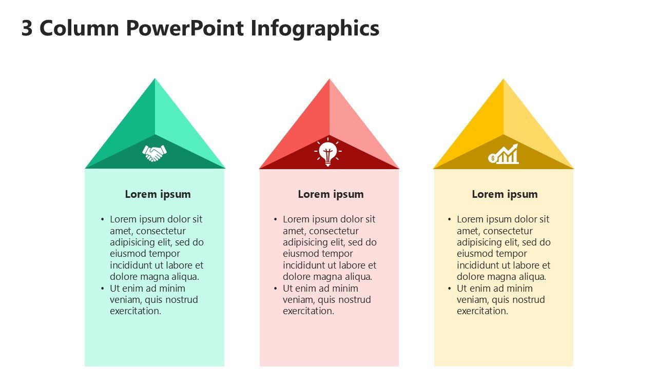Free 3 Column Chart PowerPoint Infographics PPT and Google Slides