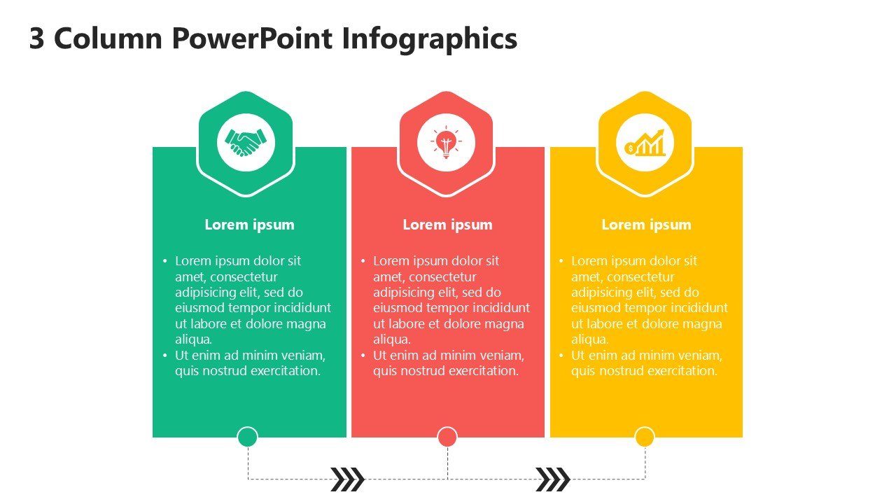 Free 3 Column Chart PowerPoint Infographics PPT and Google Slides