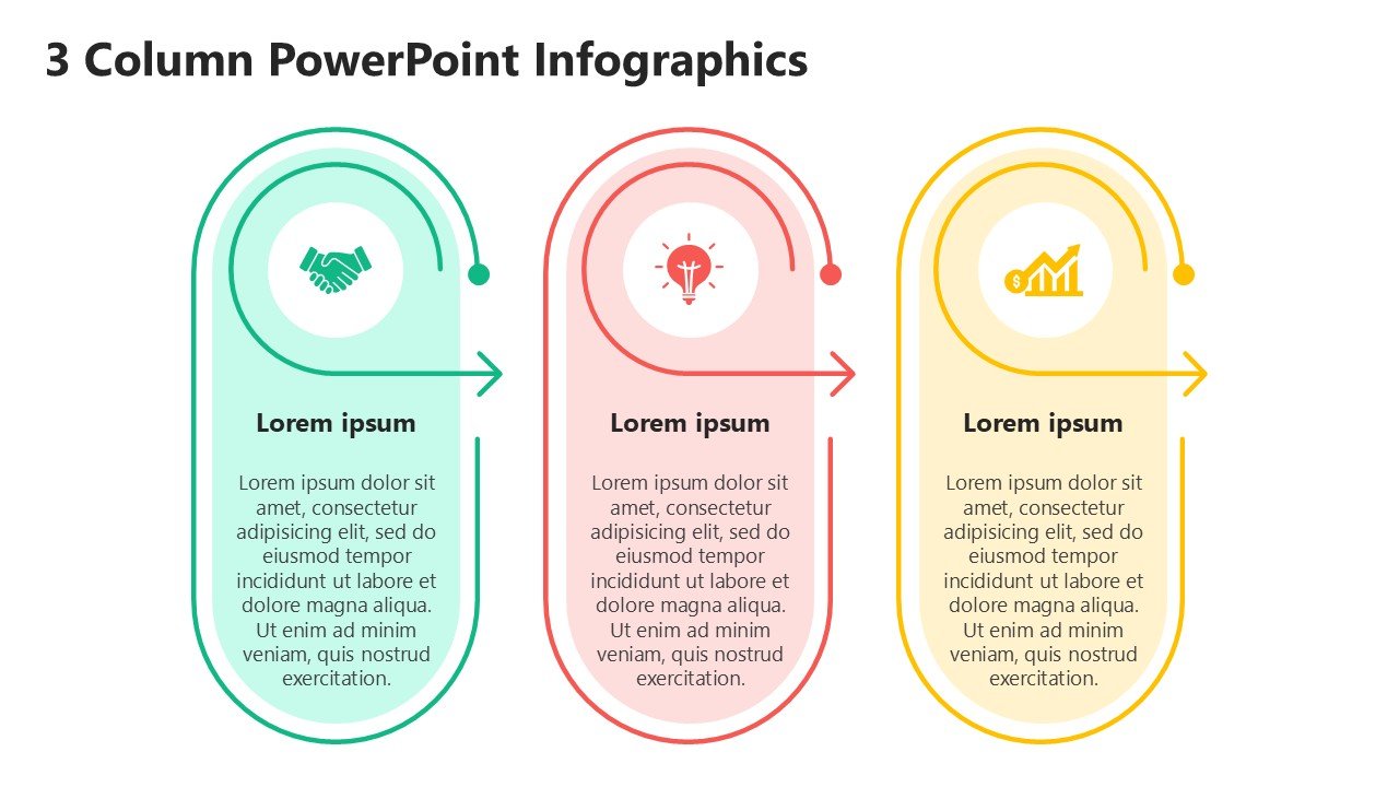 Free 3 Column Chart PowerPoint Infographics PPT and Google Slides