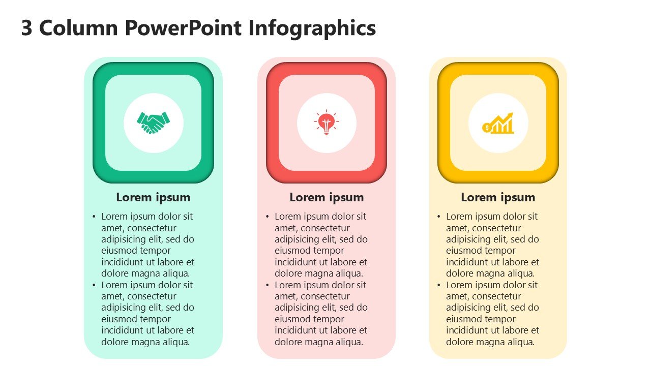 Free 3 Column Chart PowerPoint Infographics PPT and Google Slides