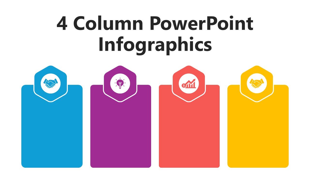 Free 4 Column Chart PowerPoint Infographics PPT and Google Slides