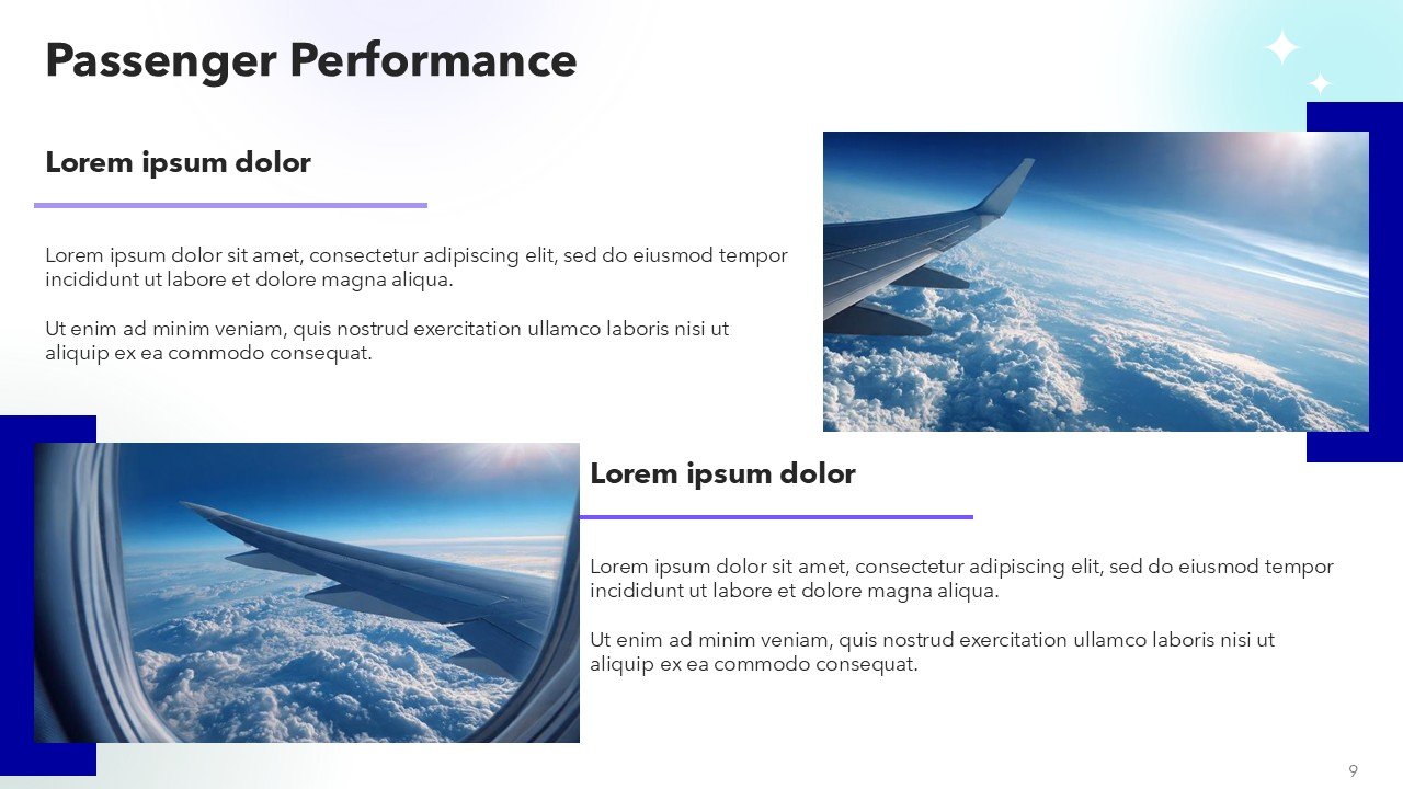 Free Airline Aviation Presentation PowerPoint and Google Slides