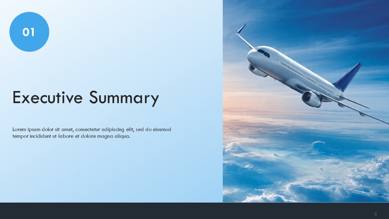 Free Aviation Airline Industry Presentation and Google SlidesĀ