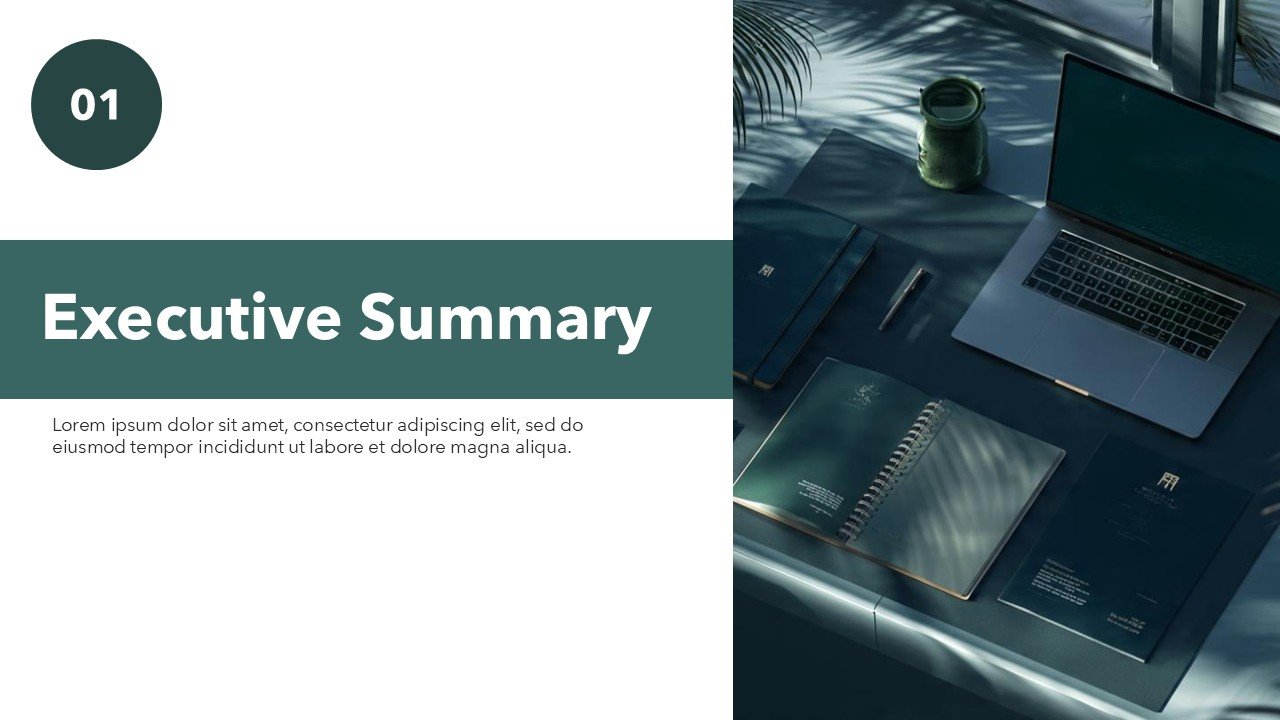 Free Daintree color Marketing Agenda Presentation PowerPoint and Google Slides