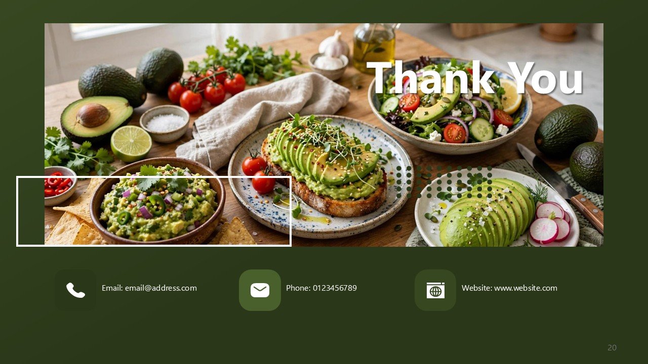 Free Happy USA Avocado Day November PowerPoint Templates and Google Slides