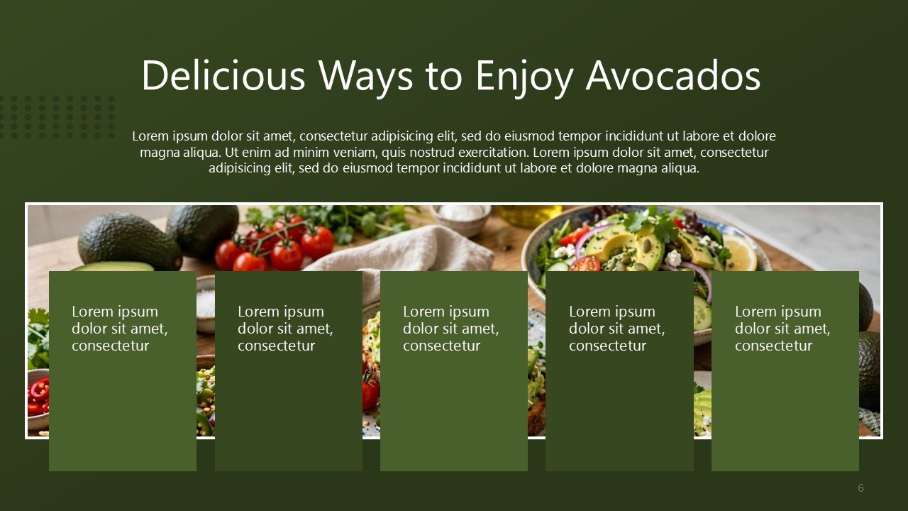 Free Happy USA Avocado Day November PowerPoint Templates and Google Slides