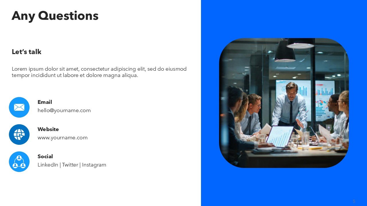 Free PowerPoint Co Presenters and Two Bios Slides and Google Slides
