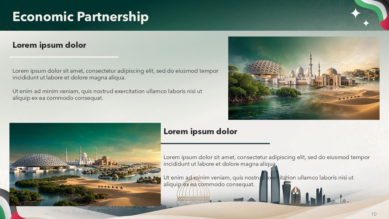 Free UAE Ambassador Templete Presentation PowerPoint and Google Slides