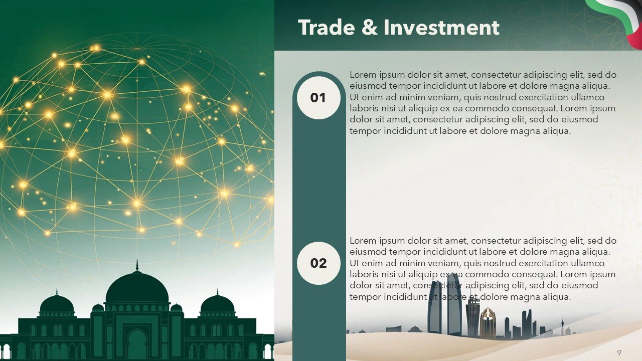 Free UAE Ambassador Templete Presentation PowerPoint and Google Slides