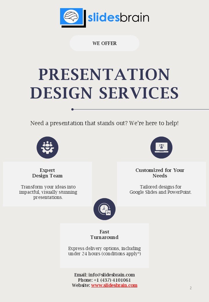 Minimalist Company Letterhead Contract Header A4 PPT PowerPoint