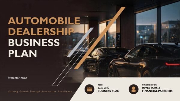 Automobile Dealership Business Plan Presentation PPT and Google Slides
